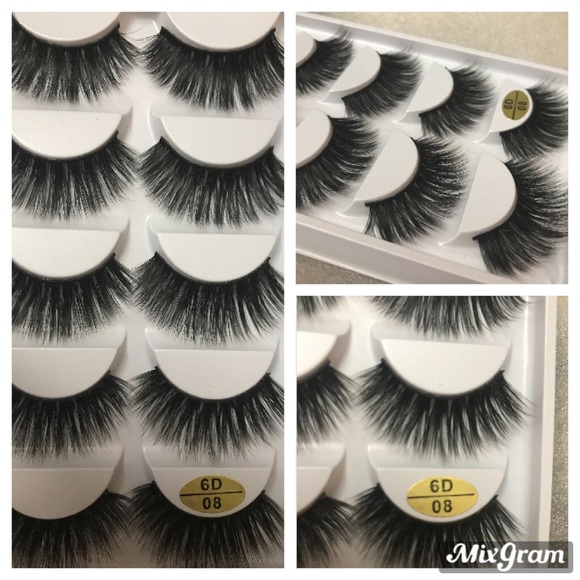 3D mink real lashes 5 pairs - Picture 3 of 4